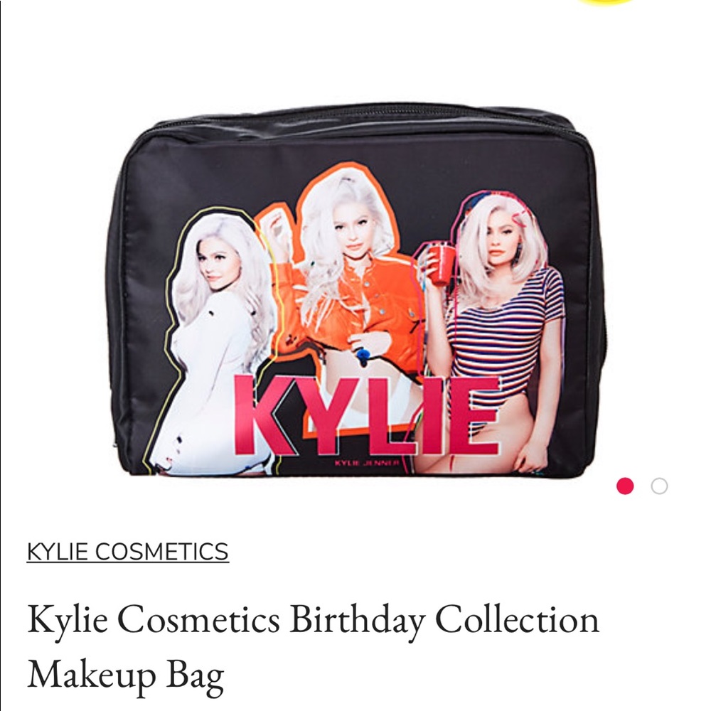 Kylie Cosmetics Birthday Collection Makeup Bag